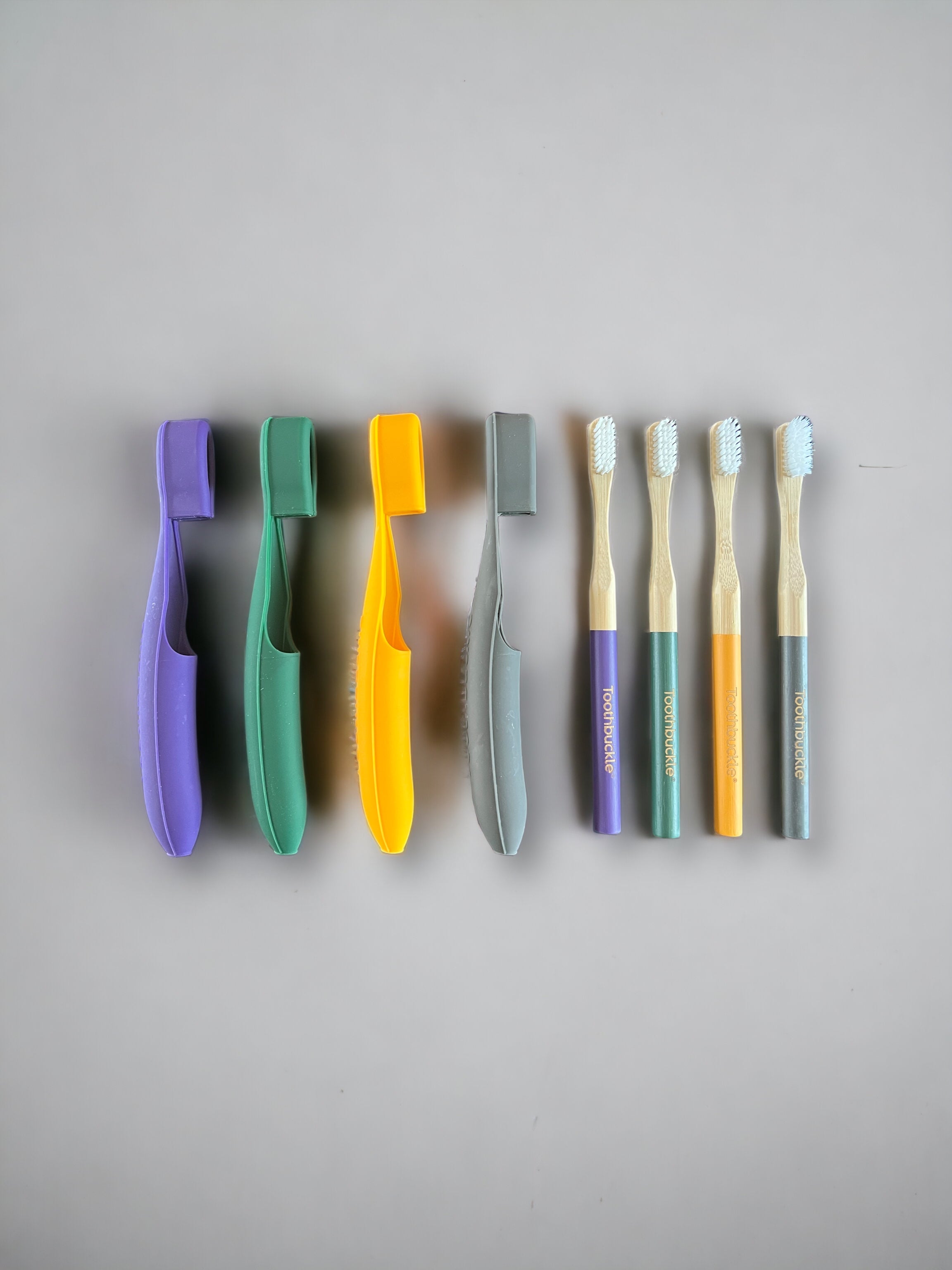 Adult Iconic & Rainforest | Mixed Bundle | Four Bamboo Toothbrush+ Four Toothbrush Covers