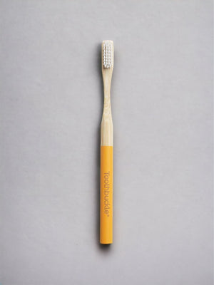 One Adult Iconic | Grey Bamboo Toothbrush