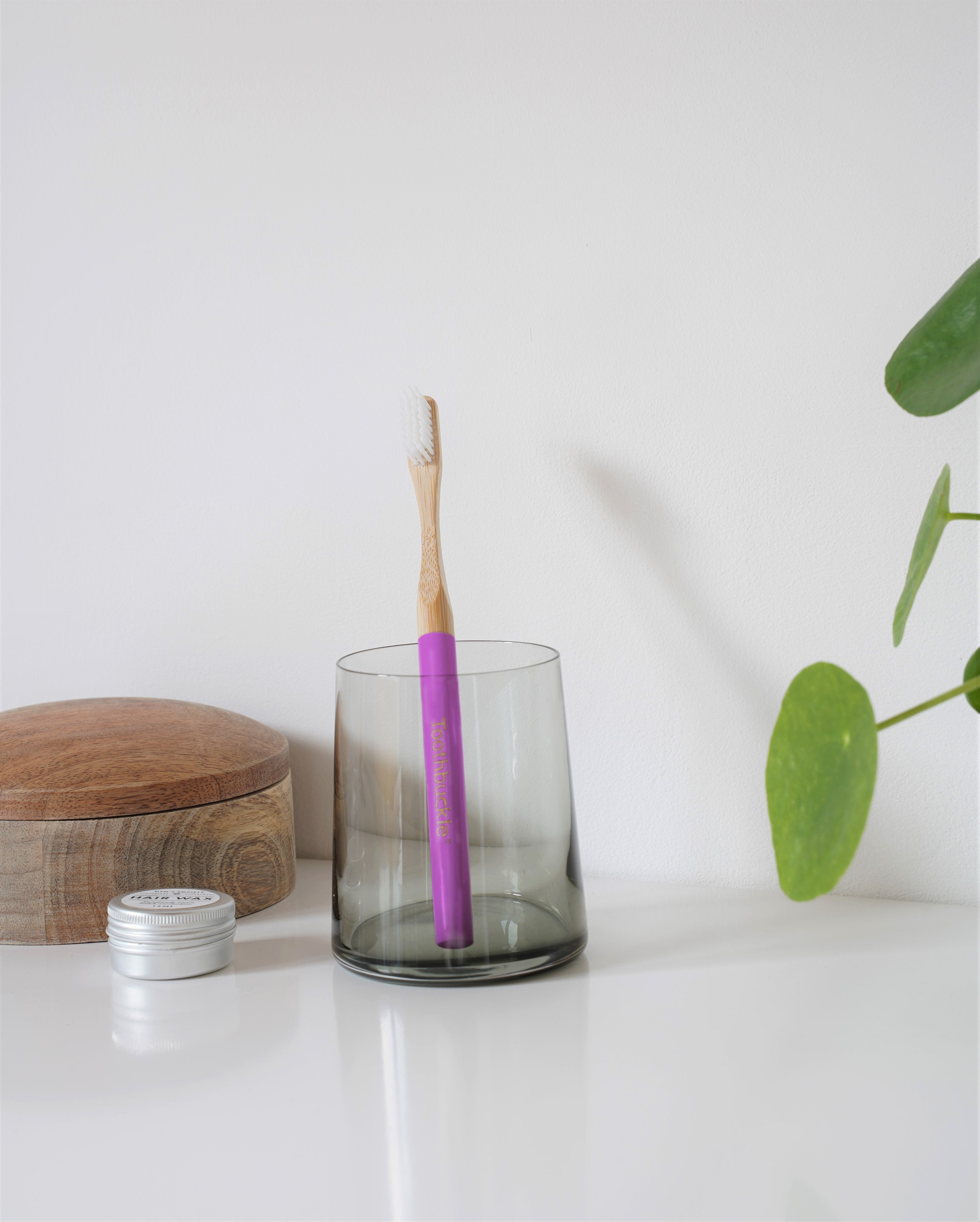 Santorini Sky Collection |Single Adult  Bamboo Toothbrush